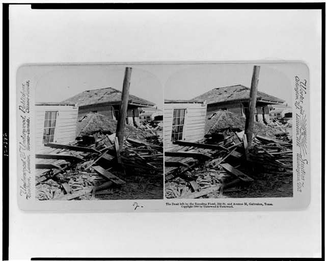The dead left by the receding flood, 33d St. and Avenue...