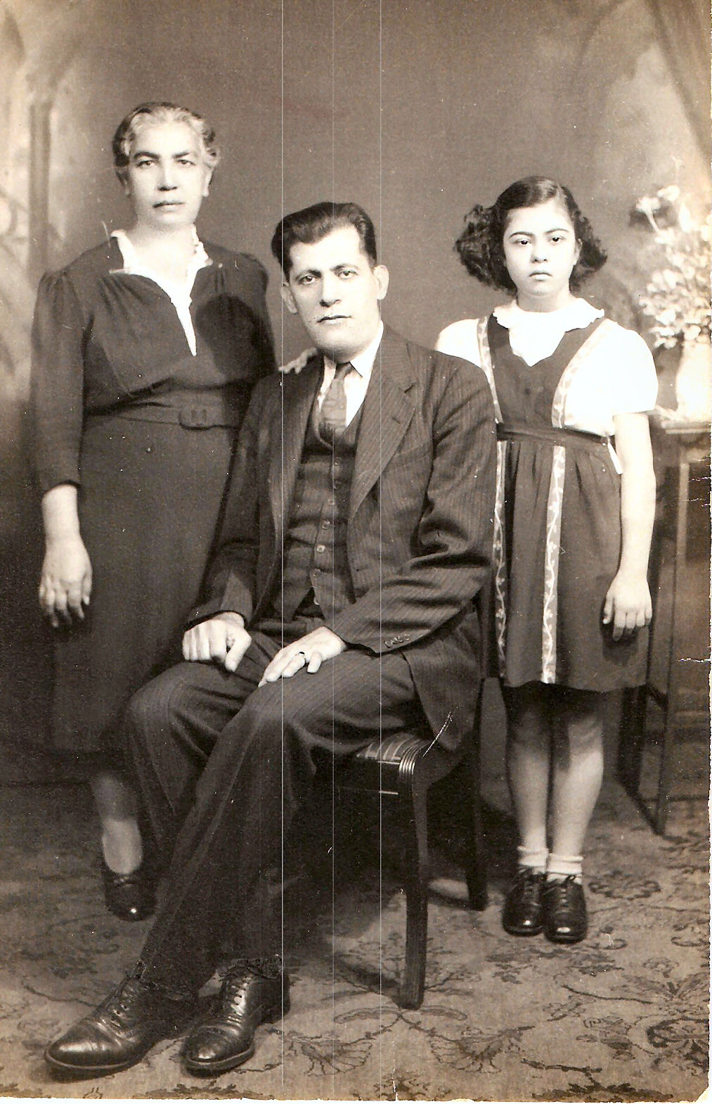 Virginia, Harry, and Rose Patoyian, 1930's