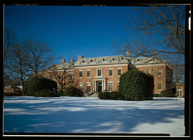 View of south (front) elevation from the southeast...