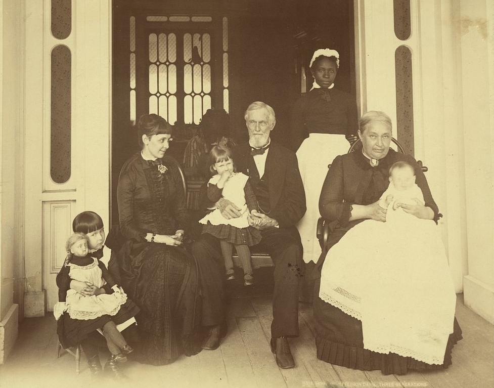 Jefferson Davis, three generations