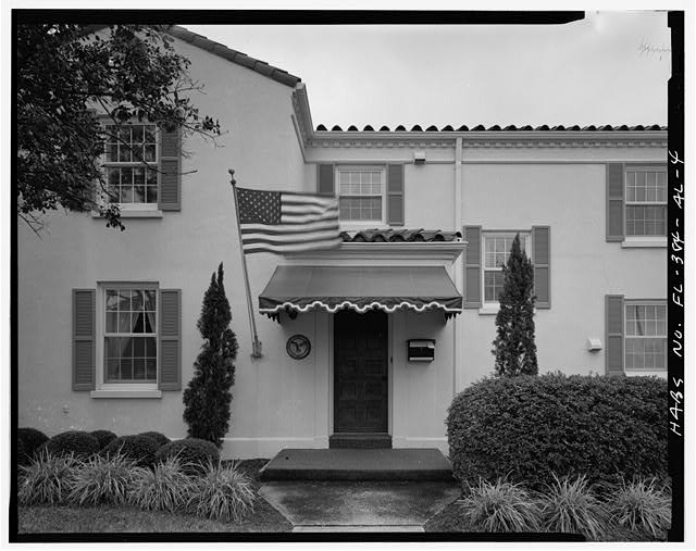 Detail of entry on northwest front - MacDill Air Force...