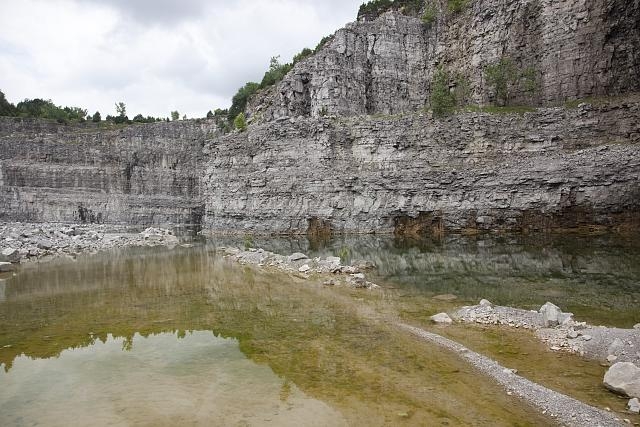 Vulcan Materials Company limestone quarry, Tuscumbia,...