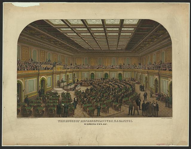The House of Representatives, U.S. Capitol, Washington, D.C.
