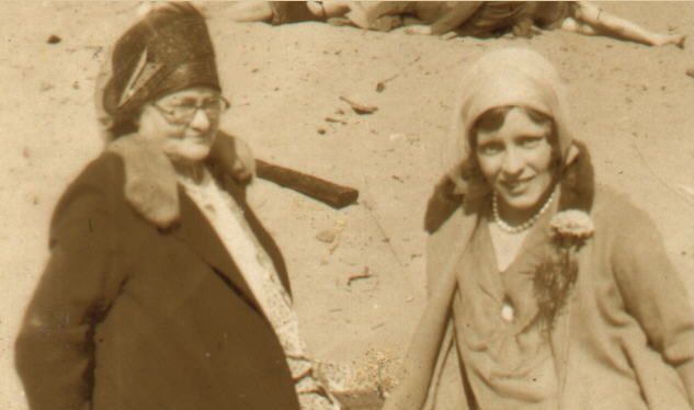 Elizabeth Maloney Salter and Grace Salter