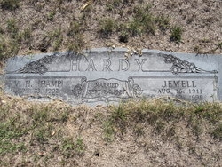 Gravesite of Ham & Jewell  Hardy