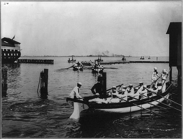U.S. Naval Academy, Annapolis: cutter drill, under oars