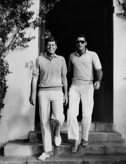 JFK and Peter Lawford