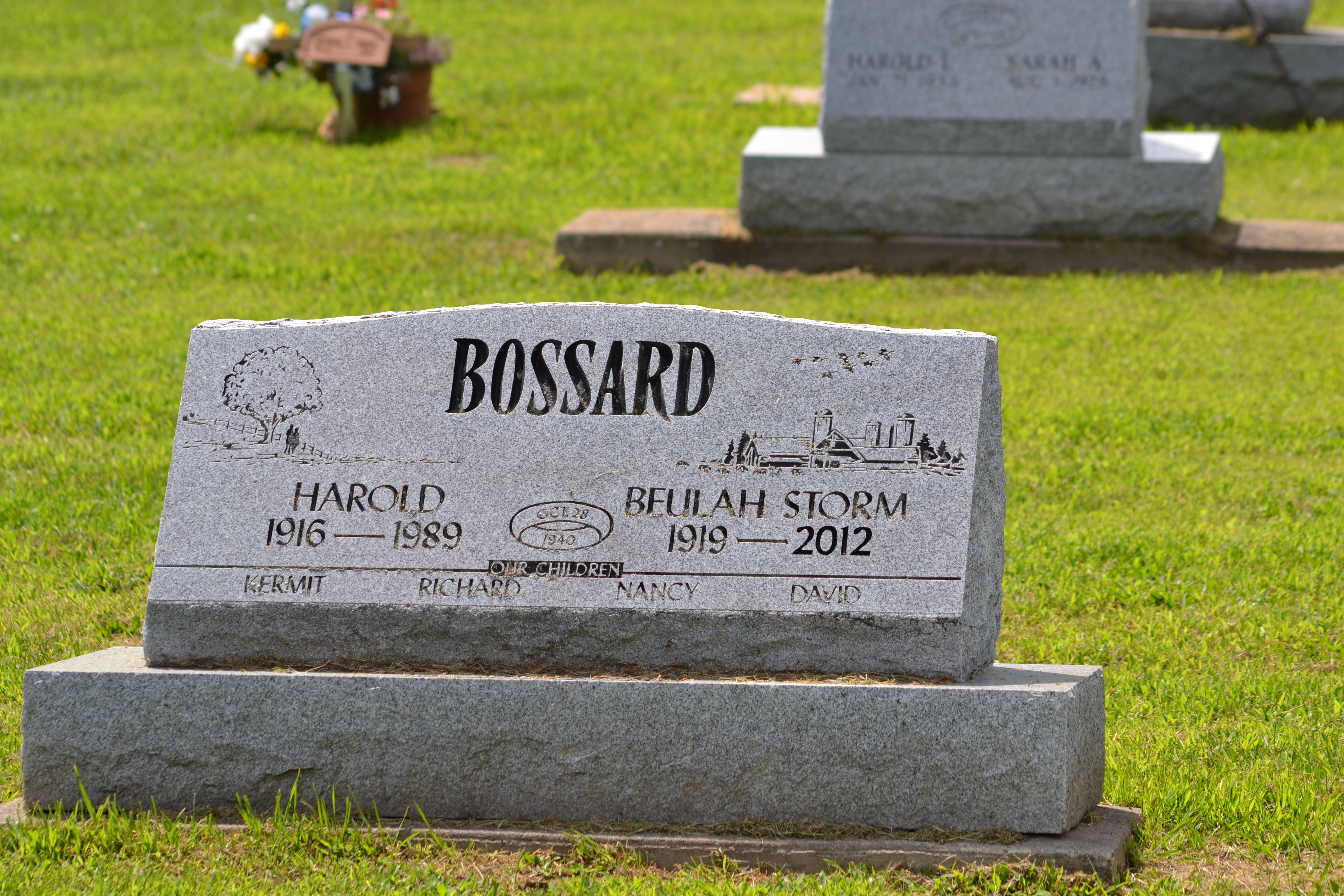 Harold Bossard Gravesite