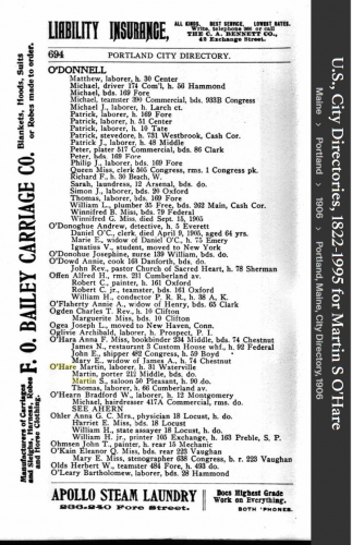 Martin Scanlan O'Hare--U.S., City Directories, 1822-1995(1906)a