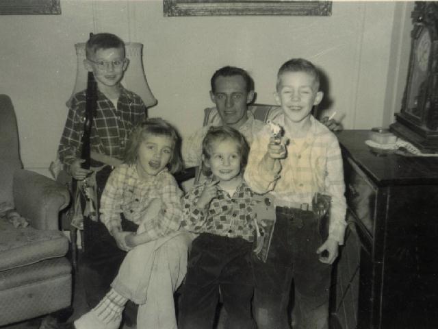 Freddy,Caroline,(Dad)Fred,Marie,Eddie