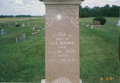 Eliza Josephine McCarty gravestone