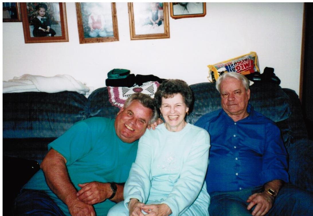 Lucille (Bailey) Honeycutt  & brothers