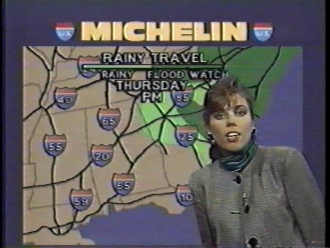 Jeanetta Jones on The Weather Channel (1989)