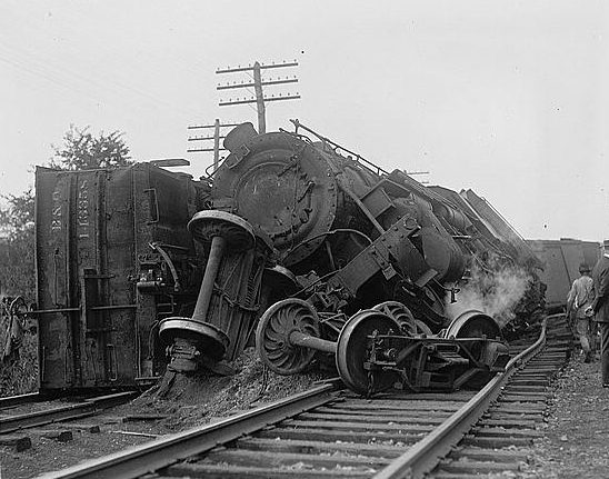 1922 Railroad wreck