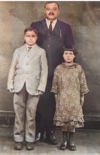 Michael Antone with George Hall, and my mother Mary Hall