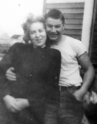 James & Phyllis Kisling - Easter 1947
