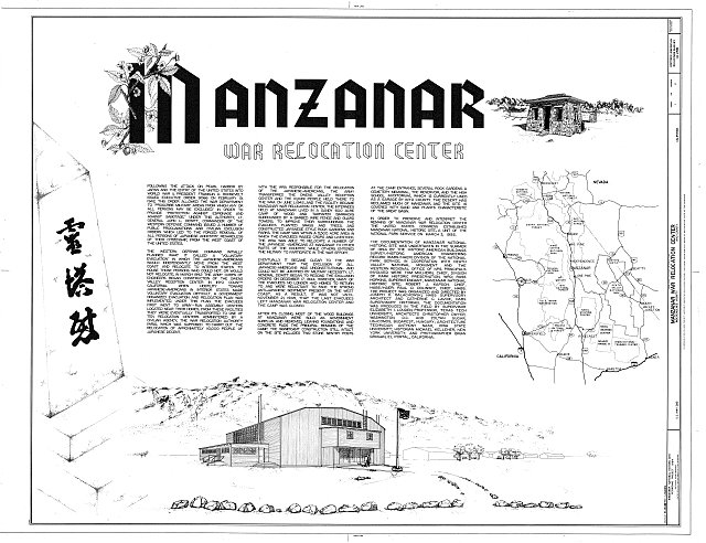 HABS CAL,14-INDEP.V,1- (sheet 1 of 2) - Manzanar War...
