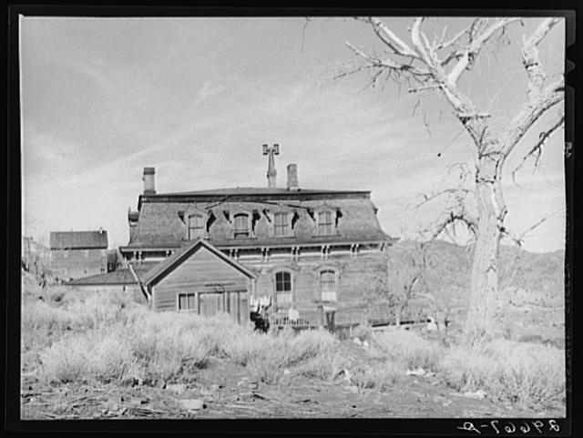 Old mine office. Virginia City, Nevada