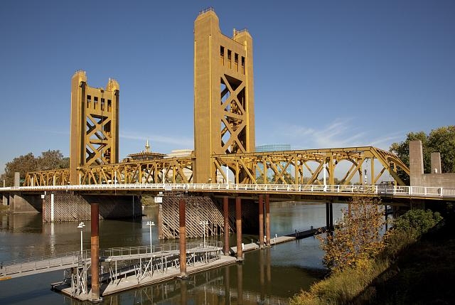 Historic Tower Bridge, Sacramento, California