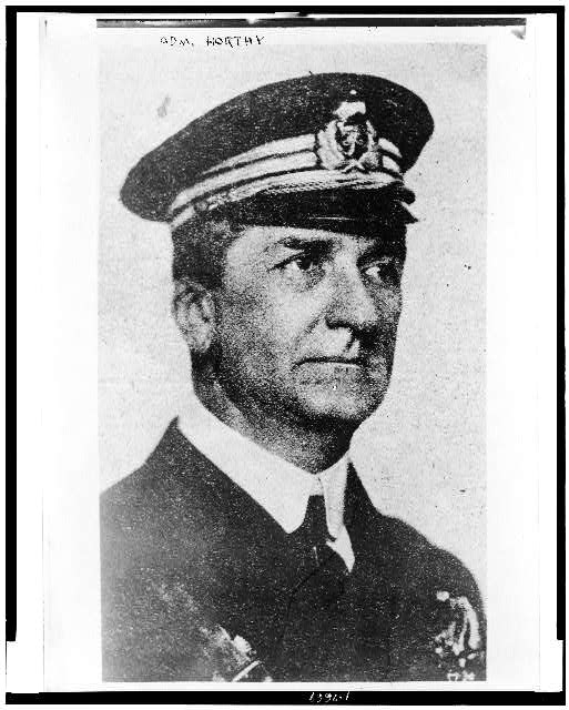 Admiral Horthy, head of Hungarian Gov't.