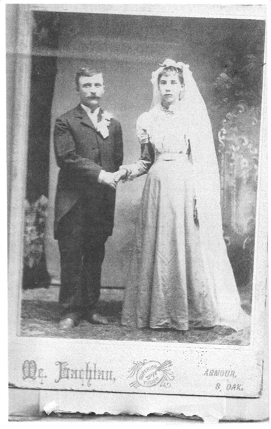 William J Bryne & Cordelia F Herren 1896