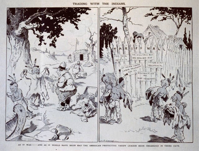 Trading with the Indians. As it was - and as it would...