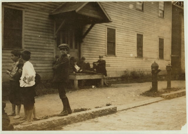 Joe Allard, 5 Tannery Yard. Sweeper in twisting room,...