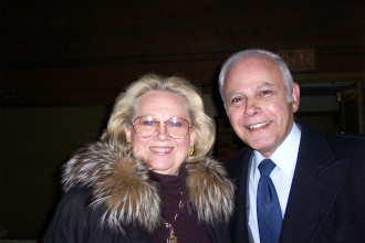 Barbara Cook and Handsome Friend.
