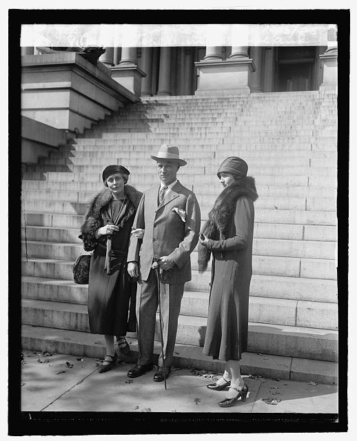 Col. Mitchell with wife and sister, 10/5/25