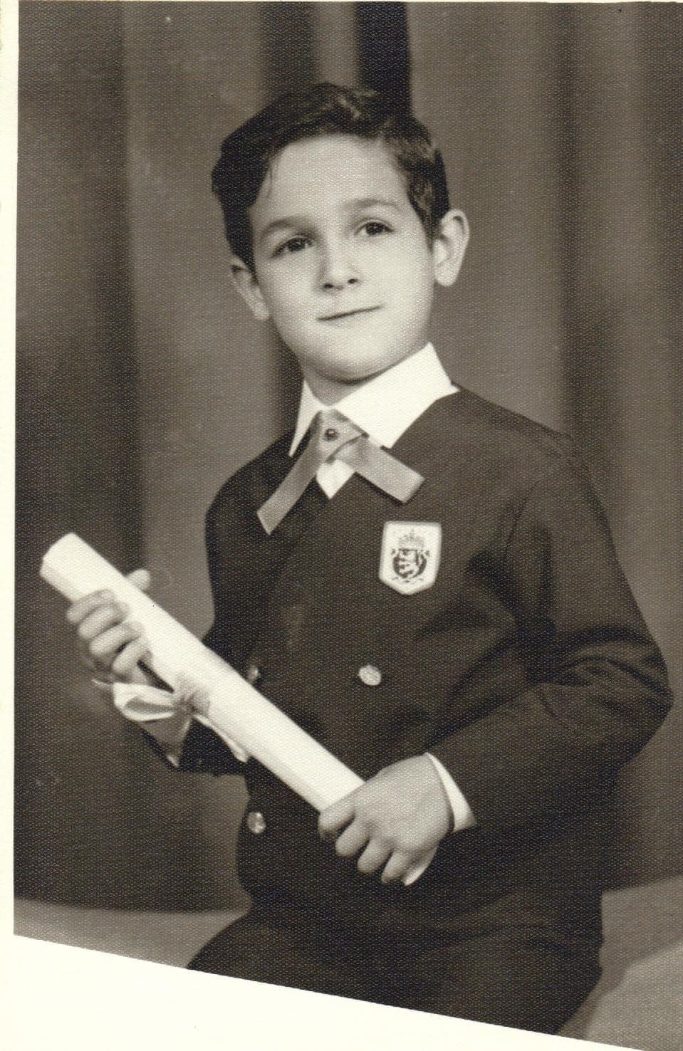 Viken as a boy.