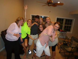 Patrica joan Butler & The Greek Daughter inlaw Kathleen M Graney & Pat &the Greek grand children her Grand
