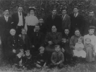 Mary Tunnell with Gallion Family