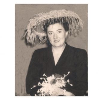 Margaret Mary Lyons on her wedding day