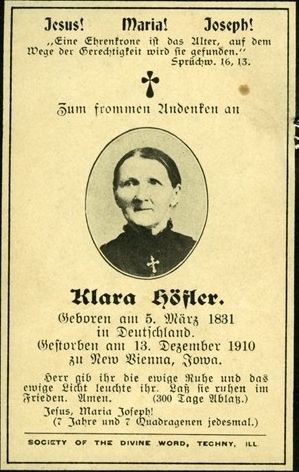 Maria Clara Hoefler (Schaefer) 1831-1910