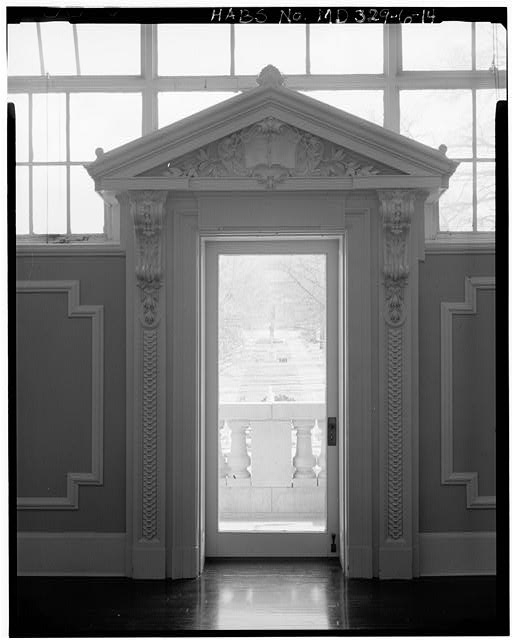 14. SECOND FLOOR, DETAIL OF DOORWAY, LOOKING SOUTHEAST -...