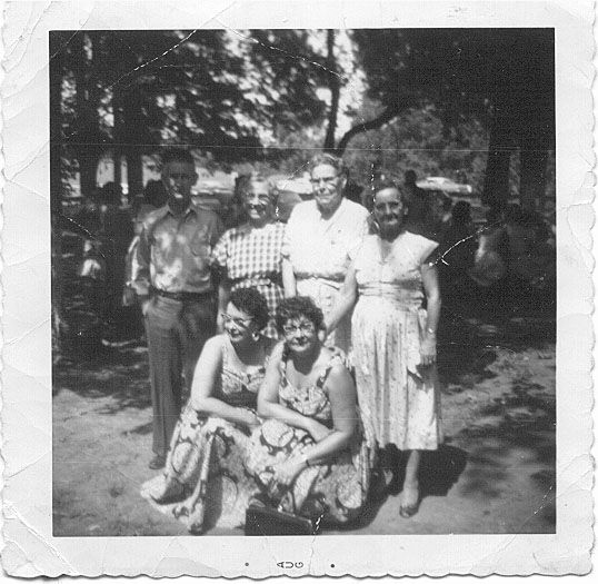 Addie and Edna Knight , Clara & Osie