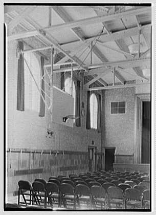 Myron J. Michael School, Kingston, New York. Gymnasium,...