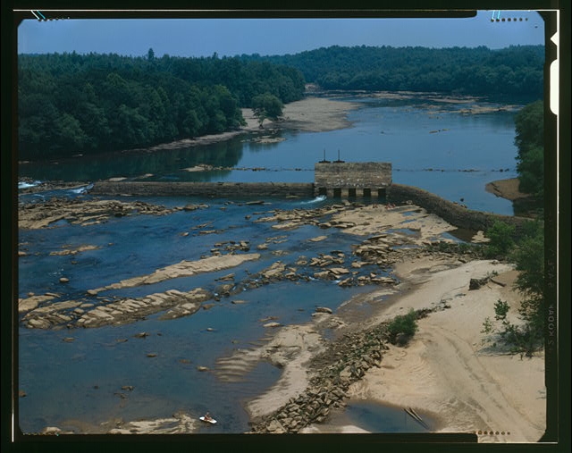- Gregg Shoals Dam & Power Plant, Across Savannah River,...