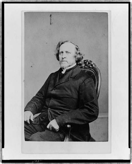 [Unidentified man, three-quarter length portrait, seated,...