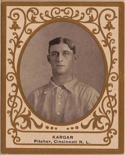 [Ed Kargar, Cincinnati Reds, baseball card portrait]