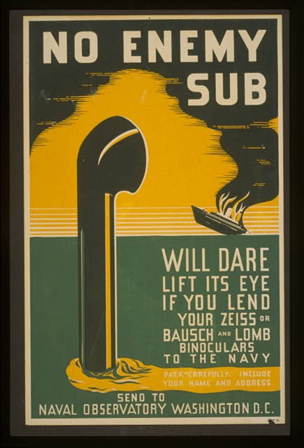 No enemy sub will dare lift its eye if you lend your...