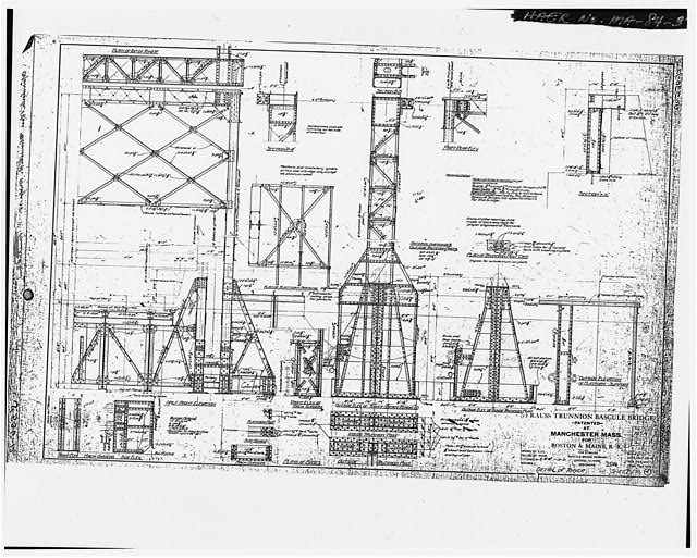 37. DETAIL OF TOWER Strauss Trunnion Bascule Bridge