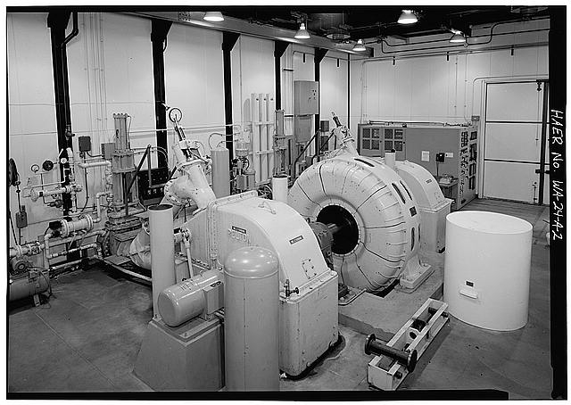 2. INTERIOR OF NEWHALEM POWERHOUSE LOOKING SOUTHWEST;...