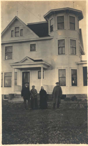 Four people and a house Four people and a house