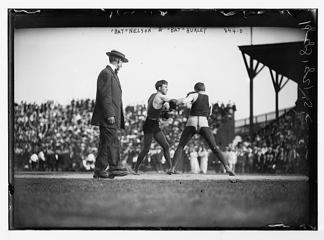 Bat Nelson and Bat Hurley, boxing