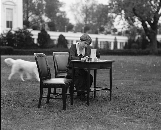 Mrs. Coolidge votes by mail, [10/30/24]