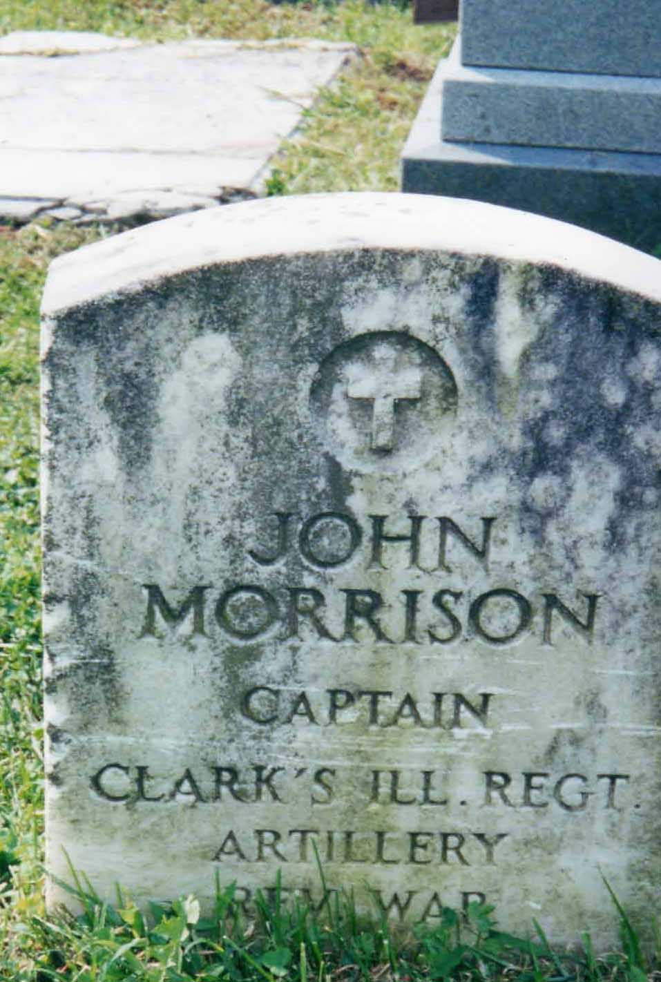 John Morrison Headstone; Revolutionary War Soldier