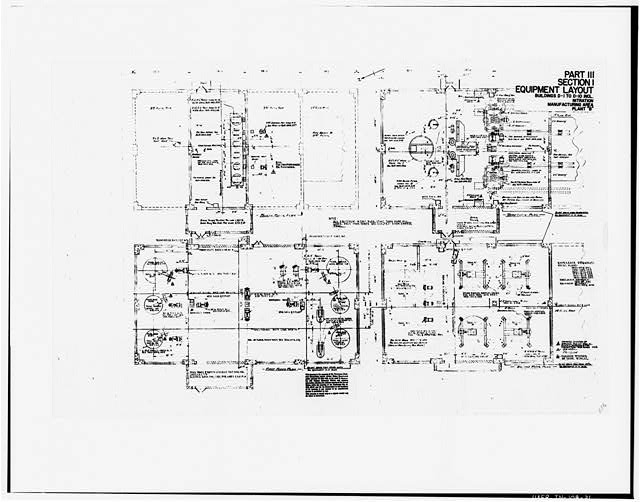 31. Photograph of a line drawing. '[PLAN LAYOUT OF] PART...