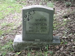 Marion Thompson grave stone