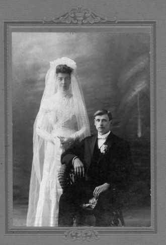 Wedding photo of Fred and Mary Krull